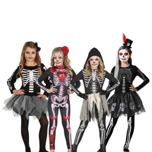 Fatos de Esqueleto Menina